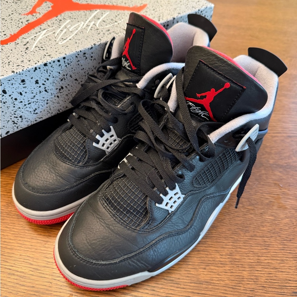 Nike Red and Black Athletic Shoes